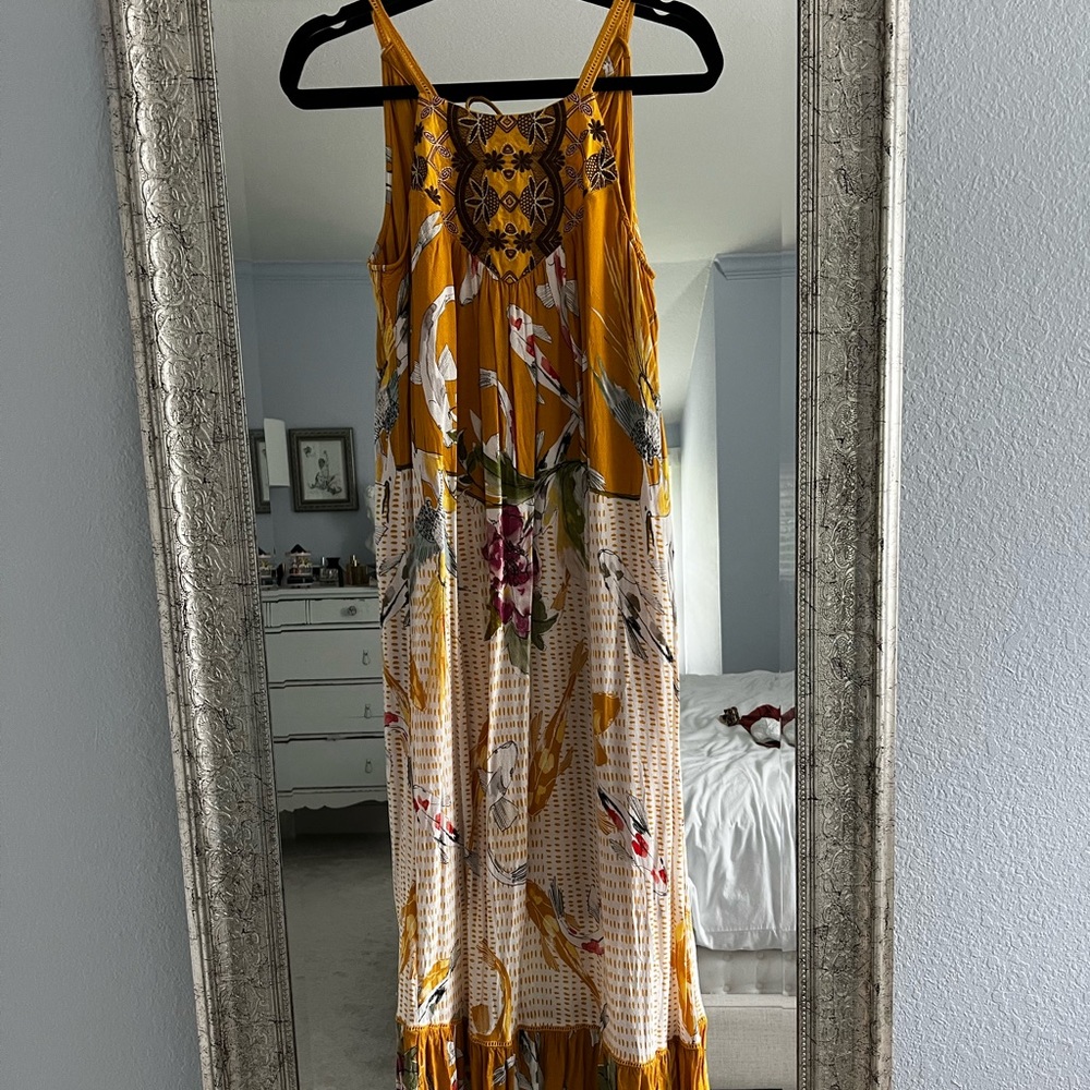 Anthropologie Bohemian Maxi Dress